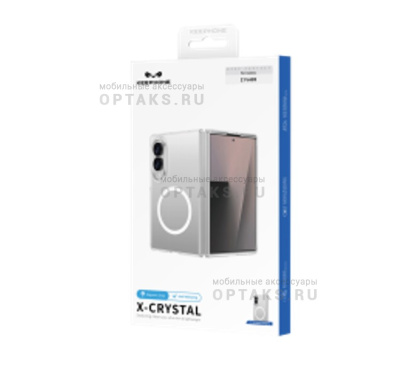 Чехол KEEPHONE X-CRYSTAL ULTRA SLIM MagSafe Samsung Z Fold 6 Clear