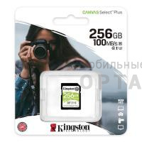 Карта памяти 256 Гб SDXC Kingston Class 10 UHS-I U3 V10 Canvas Select Plus (100 Mb/s) Карта памяти 256 Гб SDXC Kingston Class 10 UHS-I U3 V10 Canvas Select Plus (100 Mb/s)