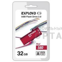Флешка USB 32 Гб Exployd  580  красный Флешка USB 32 Гб Exployd  580  красный