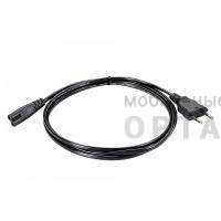 Кабель для аудио-видео техники IEC-320-C7, 2-pin 1,8m ,черный, медь, Telecom <TE023-CU0.5-1.8M> (1/180)