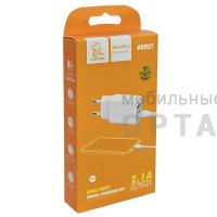 СЗУ VDENMENV Beautiful DC02 Type-C белый , (ТОВАР НЕ УПАКОВАН. УПАКОВКА В КОМЛЕКТЕ.)  