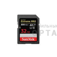 Карта памяти 32 Гб SDHC Sandisk Class 10 Extreme Pro UHS-II, U3, V90 (300 Mb/s) Карта памяти 32 Гб SDHC Sandisk Class 10 Extreme Pro UHS-II, U3, V90 (300 Mb/s)