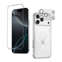 Чехол, KEEPHONE COMBO SET ЧЕХОЛ+СТЕКЛО+ЛИНЗА CLEAR для iPhone 17 Air CLEAR