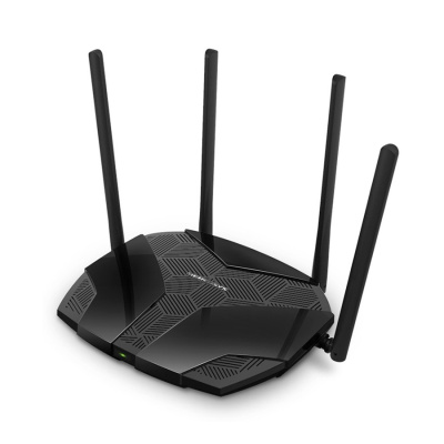 Роутер беспроводной Mercusys MR80X 10/100/1000BASE-TX, черный(1/10)